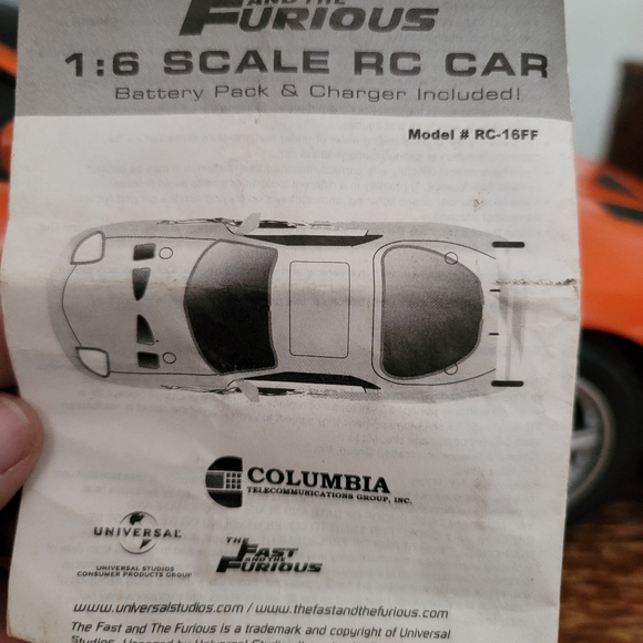 1:6 Scale The Fast And The Furious RC Cars - Picture 3 of 16